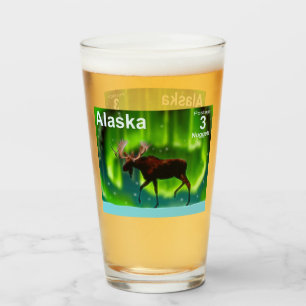 Copo De Pint Luzes nortes - Postage do Alasca