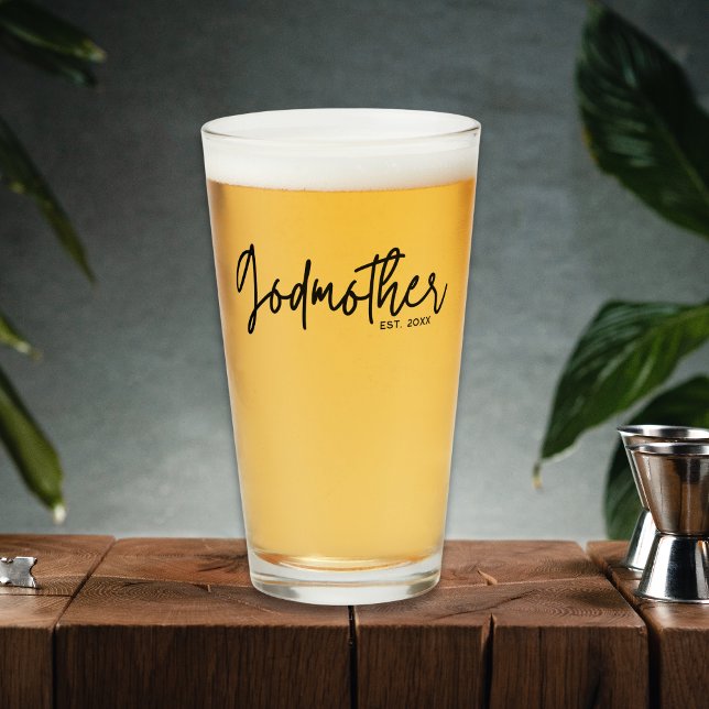 Copo De Pint Madrasta Moderna Chadrinha de Vidro de Data Estabe (Criador carregado)