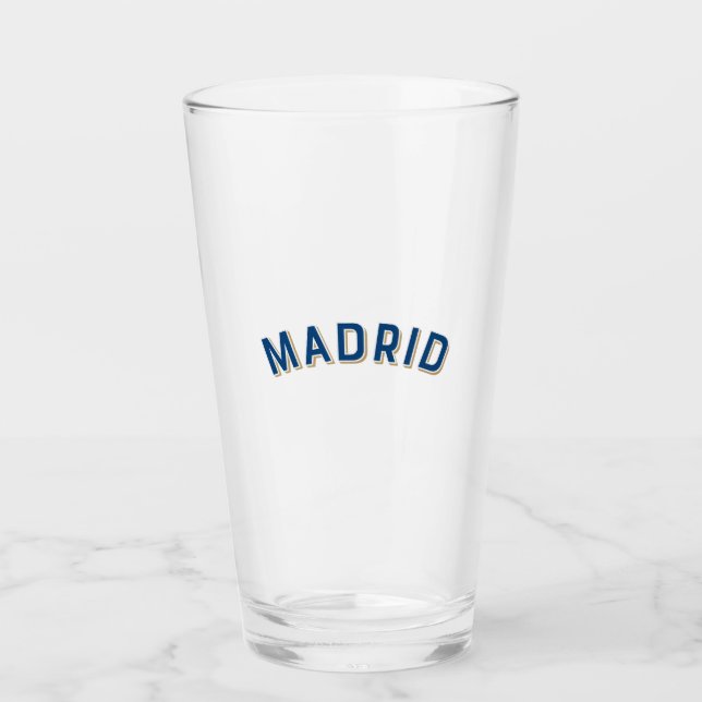 Copo De Pint Madrid, Arca Espanha Vintage (Frente)