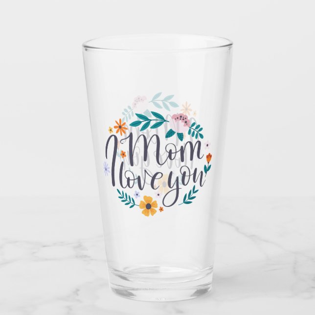 Copo De Pint Mãe, Eu Te Amo (Frente)