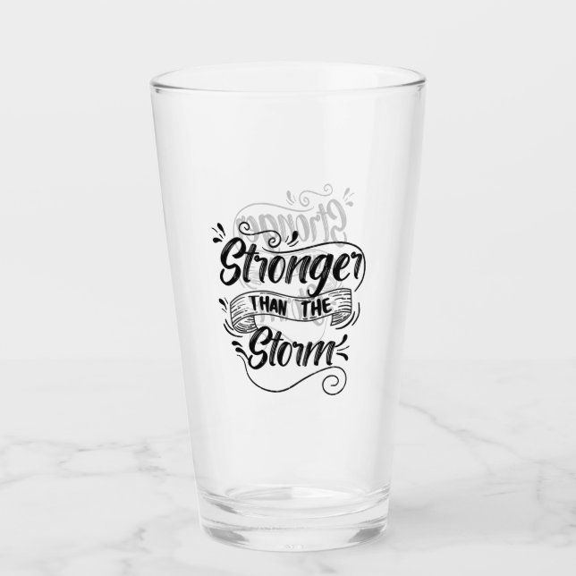 Copo De Pint Mais Forte Que A Tempestade (Frente)