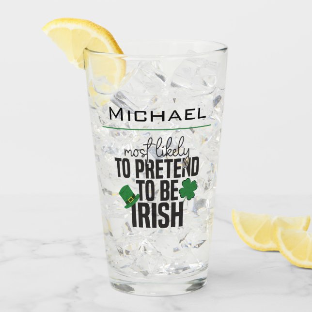 Copo De Pint Mais Provável É Que Seja Irlandês 2.1 Vidro (Gelo frontal)