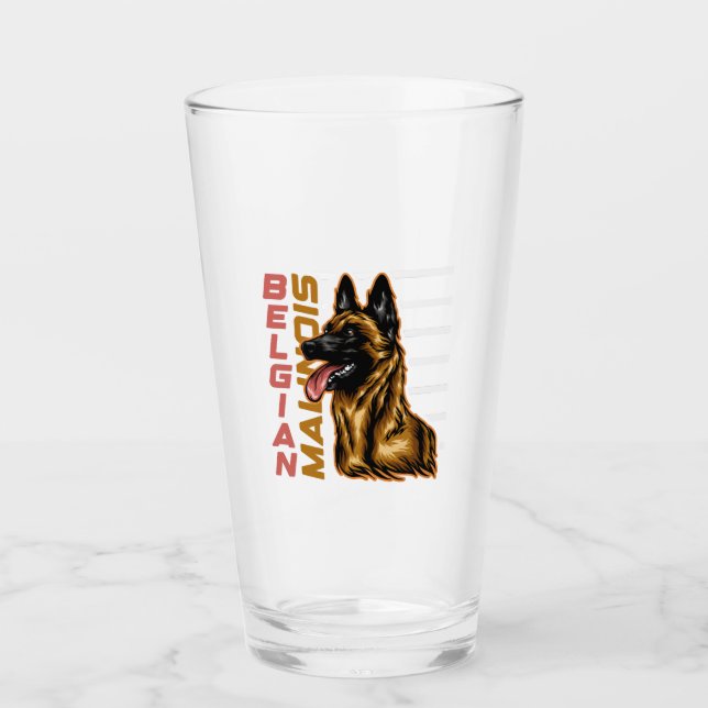 Copo De Pint Malinois Belga   (Frente)