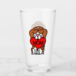 Copo De Pint Mamã do lebreiro do coração