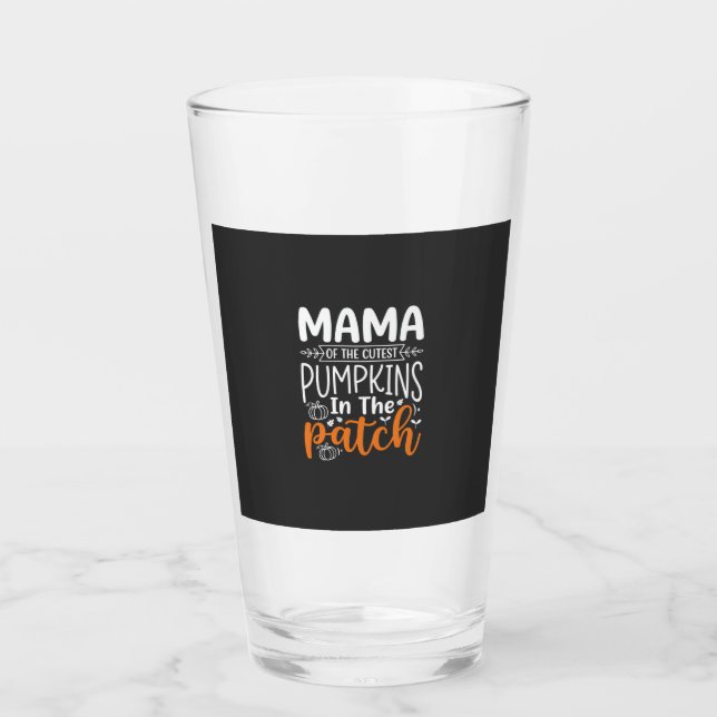 Copo De Pint Mama Pumpkins Patch Design de Halloween_1 (Frente)