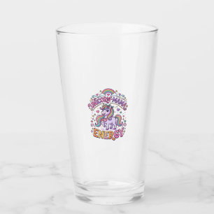 Copo De Pint Mama Unicórnio Energia Colorido Design Zazzle_1
