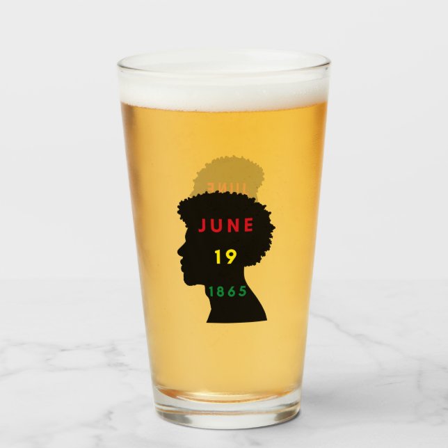 Copo De Pint Man Juneteenésimo Glass (Frente (Preenchido))
