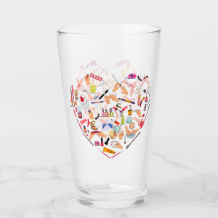 Copo De Pint Manicurist - Coração da Ferramenta do Técnico de N