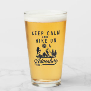 Copo De Pint Mantenha-Se Calmo E Caminhe