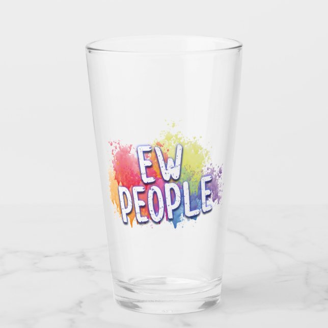 Copo De Pint Manter ou design o seu próprio vidro:-) (Frente)