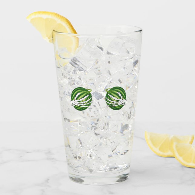 Copo De Pint Mãos do Esqueleto Dia de as Bruxas engraçado Segur (Gelo frontal)