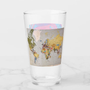 Copo De Pint mapa mundial