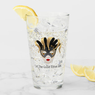 Copo De Pint Mardi Gras Glass-Let The Good Times Roll