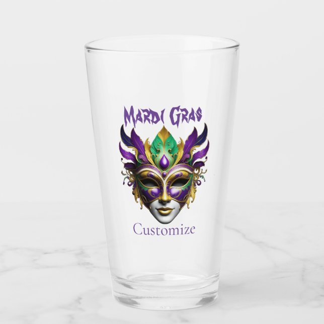 Copo De Pint Mardi Gras Mask Thunder_Cove (Frente)