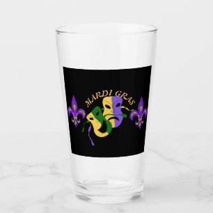 Copo De Pint Mardi Gras Trágico, Máscara Cômica Colorida