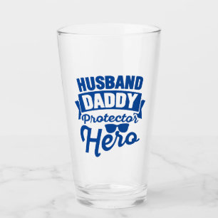 Copo De Pint Marido.Pai. Protetor. Herói.