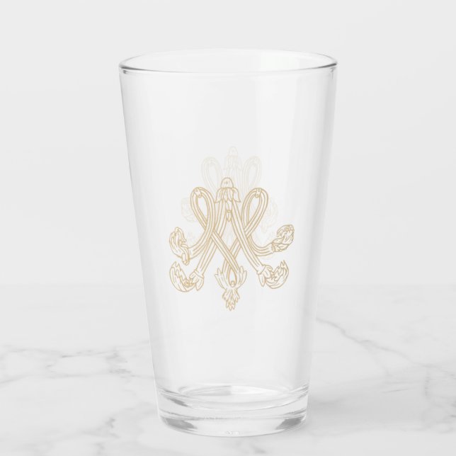 Copo De Pint Marie Antoinette - monograma Royal Monogram - (Verso)