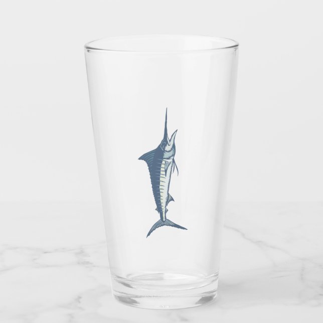Copo De Pint Marlin Swordfish Beer Pint (Frente)