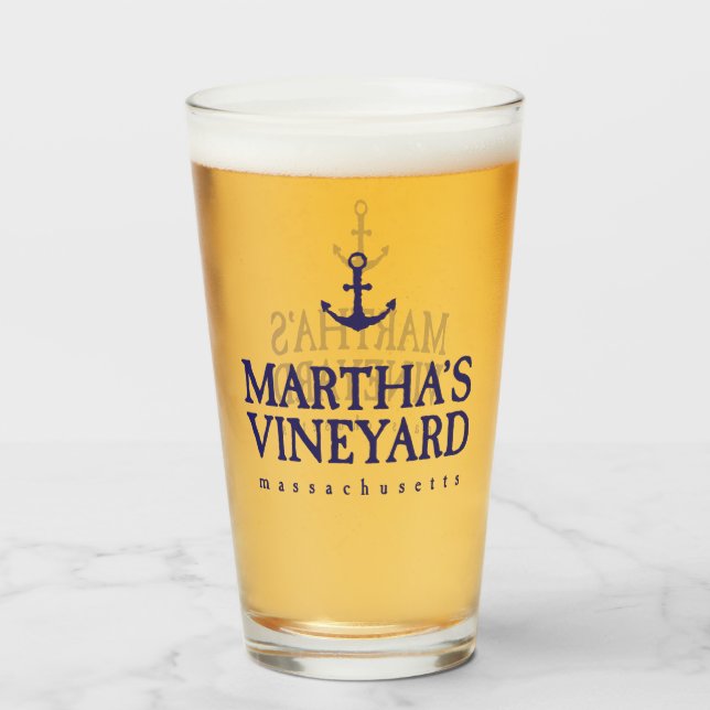 Copo De Pint Martha's Vineyard (Frente (Preenchido))