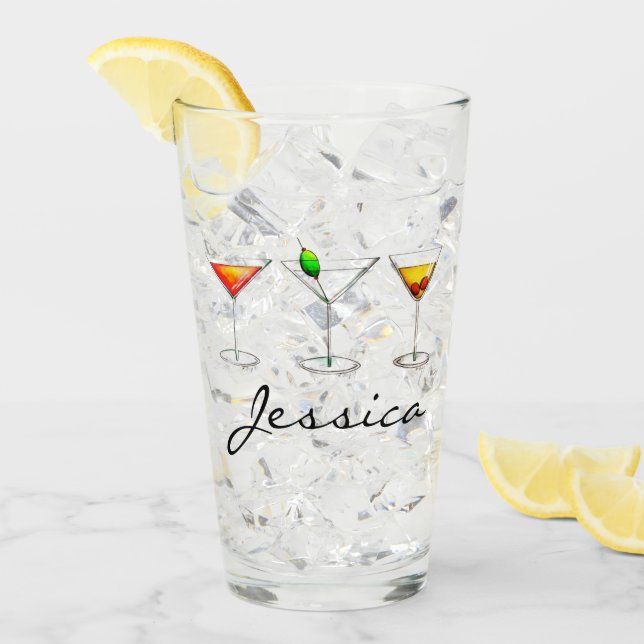 Copo De Pint Martini Cosmo Manhattan Mistura Cocktails (Gelo frontal)