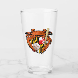 Copo De Pint Maryland Crab Baseball Crest