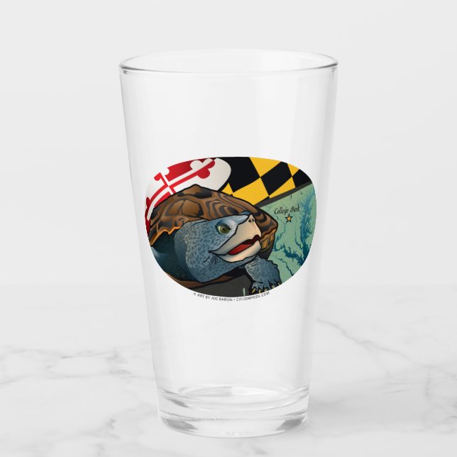 Copo De Pint Maryland Terrapin Oval (Frente)
