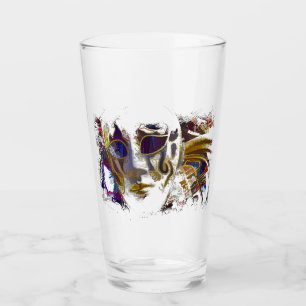 Copo De Pint Máscara de Mardi Gras