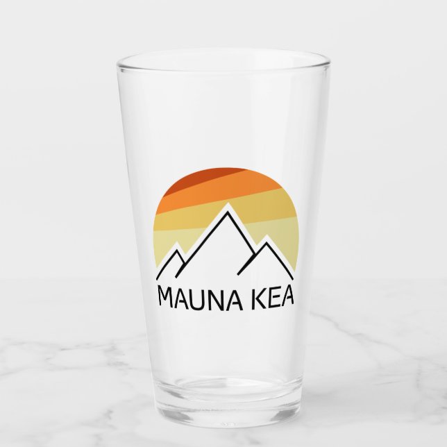 Copo De Pint Mauna Kea Hawaii Retro (Frente)