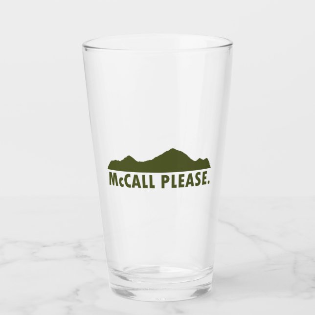 Copo De Pint McCall Idaho, por favor (Frente)