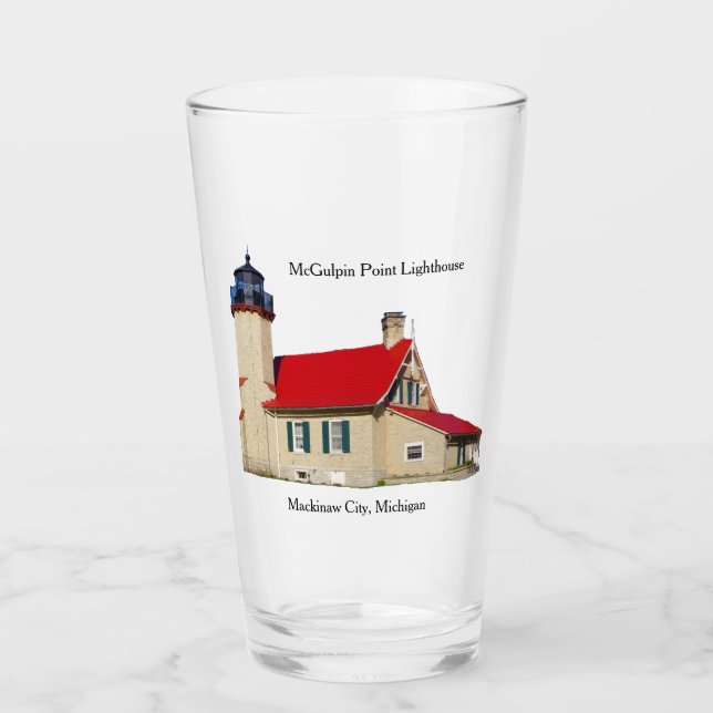 Copo De Pint McGulpin Point Lighthouse 2019 glass (Frente)
