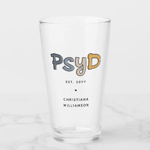 Copo De Pint Médico PsyD Personalizado de Psicologia Psicóloga