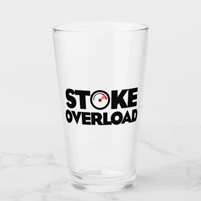 Copo De Pint Medidor de Sobre carga de Stoke (Frente)
