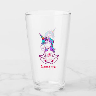 Copo De Pint Meditação de Íoga Zen-Yoga Cujo Unicórnio É Bonito