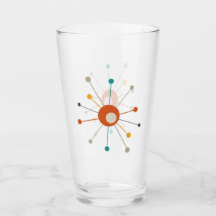 Copo De Pint Meio século Amarelo Vermelho de Teal Vermelho de E