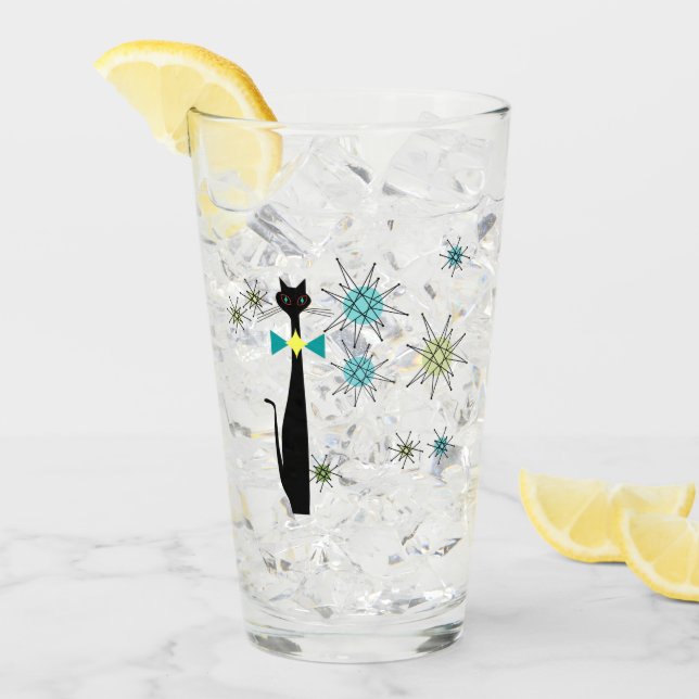 Copo De Pint Meio século da Era Atômica Moderna e Legal Estrela (Gelo frontal)