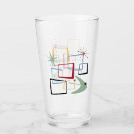 Copo De Pint Meio século de Boomerang de Estrelas Atômicas Retr