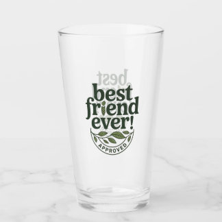 Copo De Pint Melhor Amigo De Sempre! Aprovado - Design de texto
