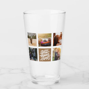 Copo De Pint Melhor Mãe Nunca Personalizada Colagem de Fotos Br