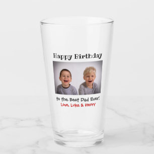 Copo De Pint Melhor Pai De Aniversário De Crianças Fotografar