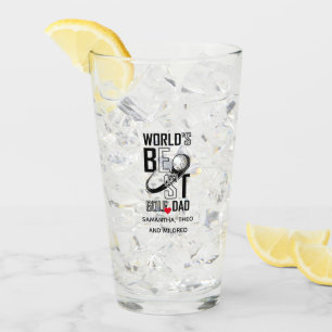 Copo De Pint Melhor Pai de Golfe do Mundo - Presente Engraçado 