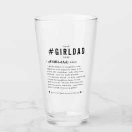 Copo De Pint Melhor Pai de Menina do Mundo | #GirlDad Pint Pers