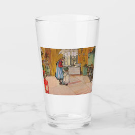 Copo De Pint Meninas na cozinha (Arte Sueca Clássica)