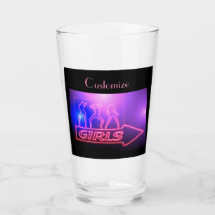 Copo De Pint Meninas Neon Rosa Assinam Thunder_Cove