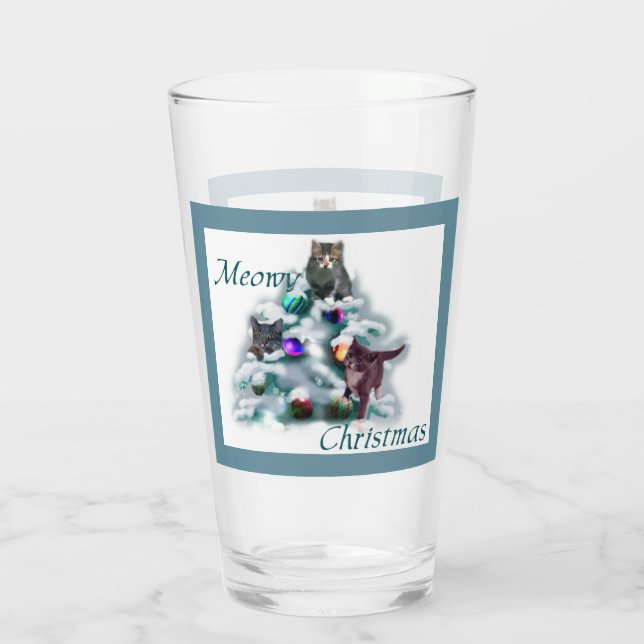 Copo De Pint Meowy Christmas (Verso)
