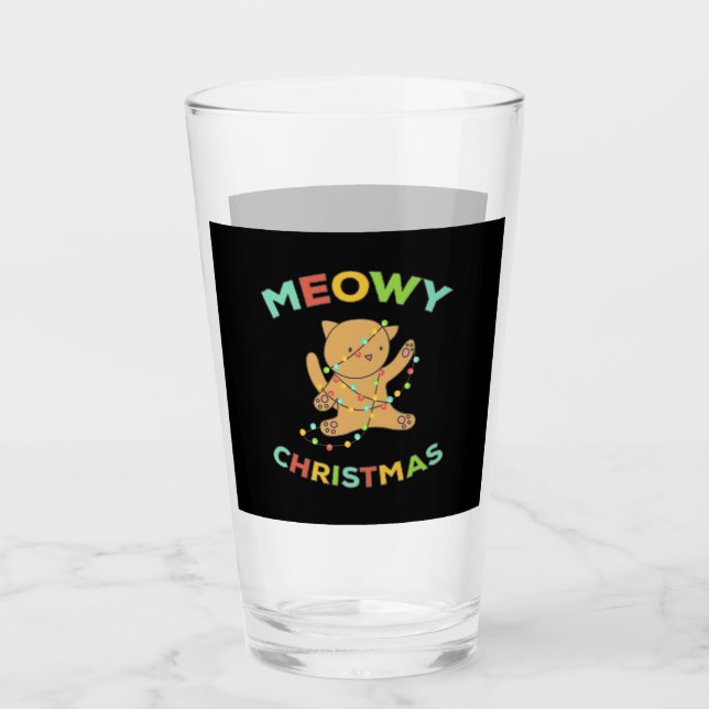 Copo De Pint Meowy Christmas (Frente)