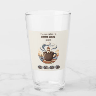Copo De Pint Mercadorias Personalizadas de Café Costeiro Vintag