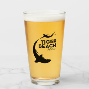 Copo De Pint Mergulho de tubarão na praia de Tiger