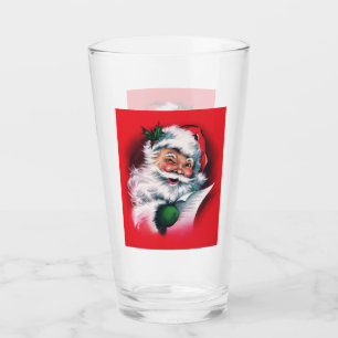 Copo De Pint Merry Christmas,vintage,retro,Santa claus,happy Sa
