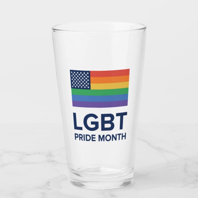 Copo De Pint Mês do Orgulho LGBT| Estados Unidos (Frente)