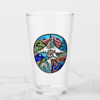 Copo De Pint Meu Coração Pertence ao Alasca - Tumbler